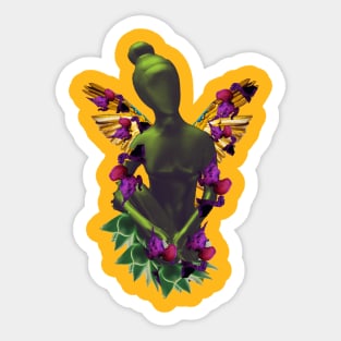 Flower Yoga Sticker